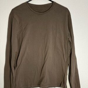 All Saints Khaki Long Sleeve Shirt